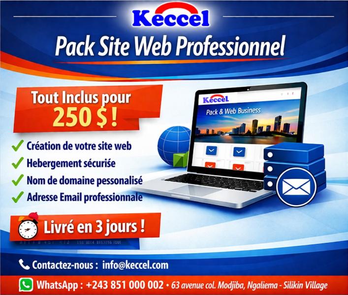 Obtenir votre Site Web complet en 3 jours